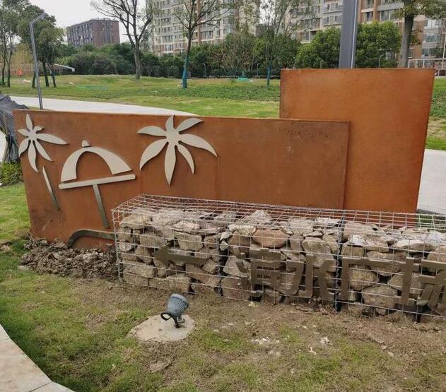 周宁锈钢板挡土墙