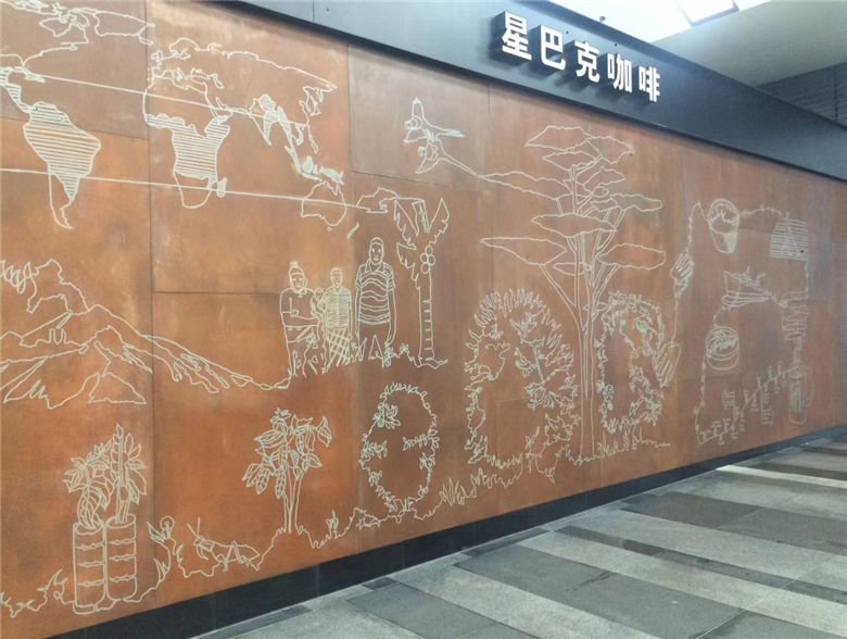 周宁耐候钢幕墙